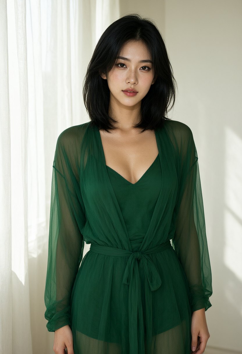 岸边灯火